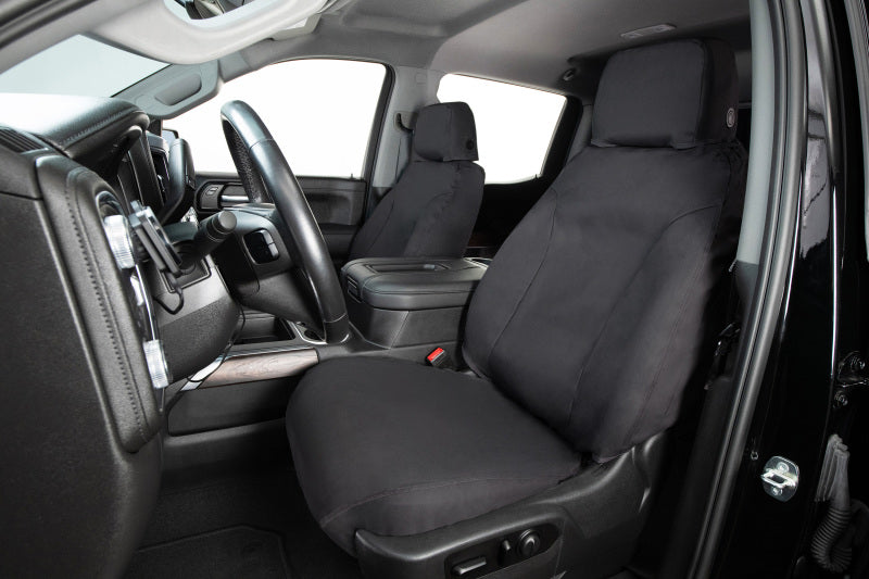 Covercraft 15-21 Ford Transit Polycotton SeatSaver Custom Third Row Seat Covers-Charcoal