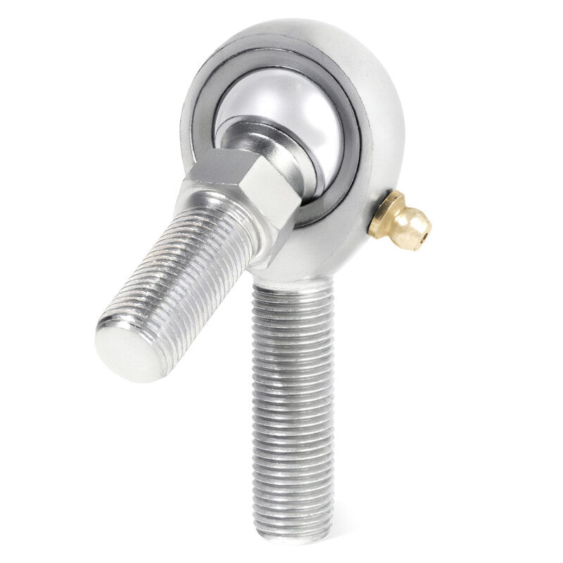 QA1 H Series 3-Pc Rod End - Male/Left Hand - .625in Bore x 3/4-16 w/Stud & Zerk - Alloy Steel