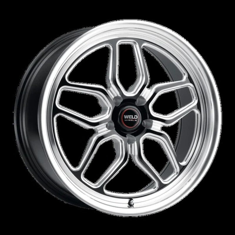 Weld S107 15X7 Laguna 5X120.7 ET00 BS4.00 Gloss Black MIL Dia 78.1
