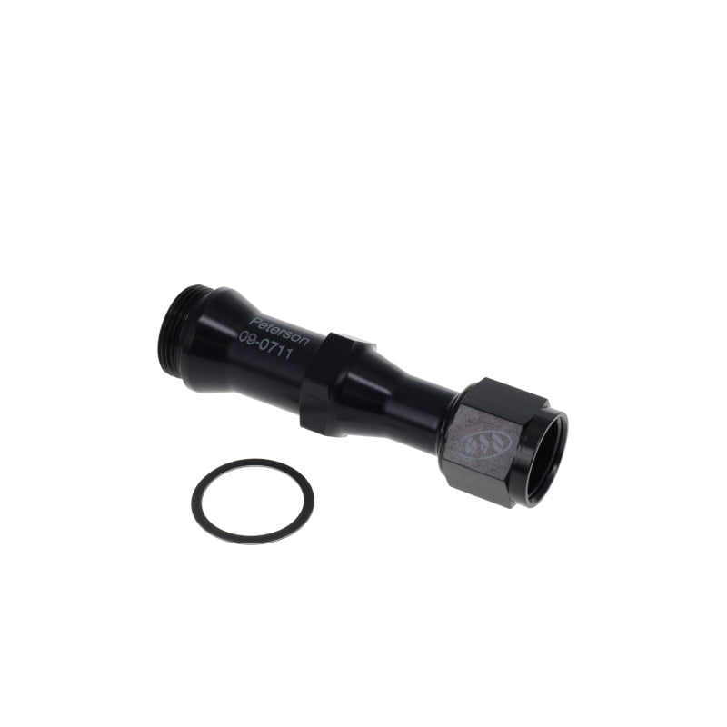 Peterson Fluid Systems Carb Filt -8AN B-Nut Long 60 Micron