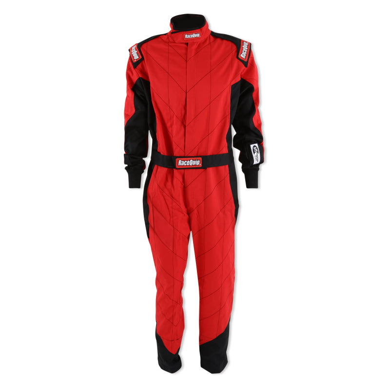 RaceQuip Red Chevron-1 Suit - SFI-1 Large