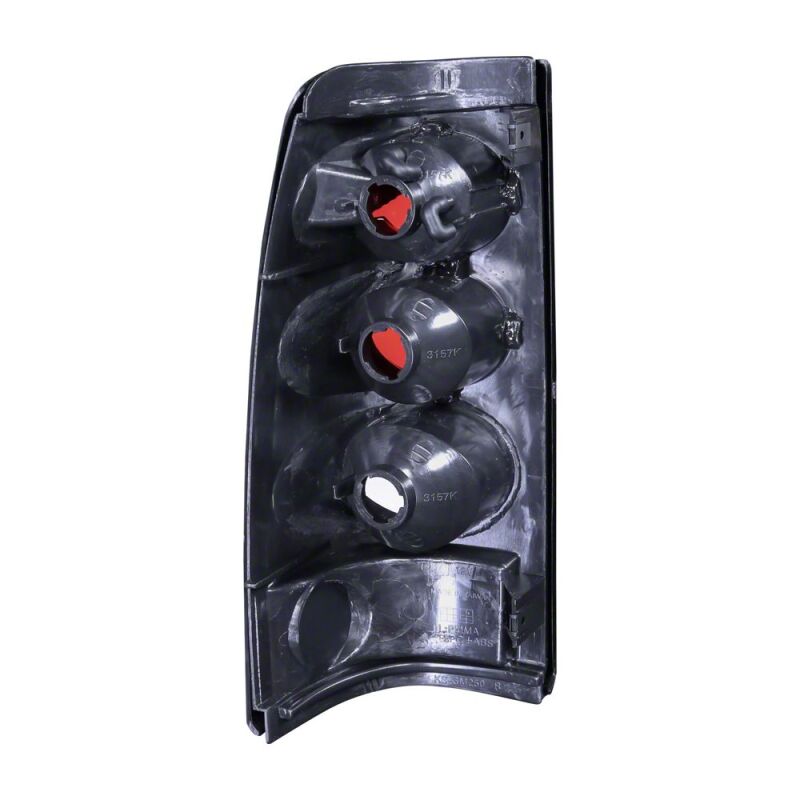 Raxiom 99-02 Chevrolet Silverado 1500 Fleetside Axial Series Tail Lights- Black - Red/Clear Lens