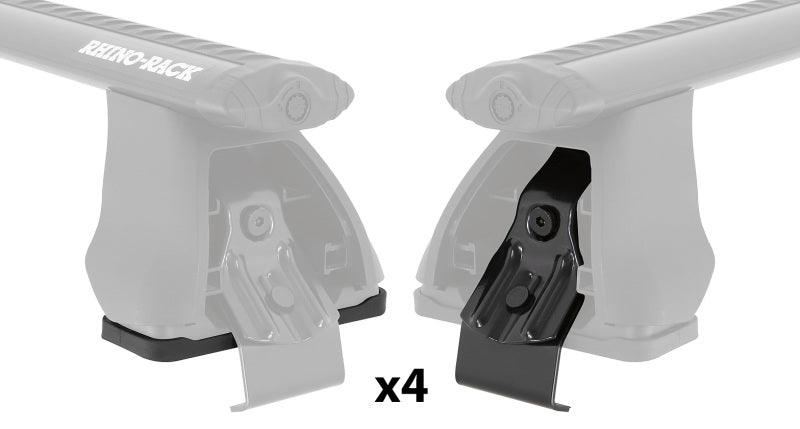 Rhino-Rack 07-18 Jeep Wrangler JK 4Dr Heavy Duty RX300L 3-Bar Backbone Roof Rack