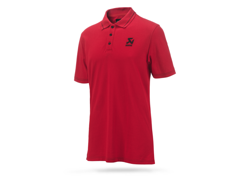 Akrapovic Corpo Polo Red Mens - L