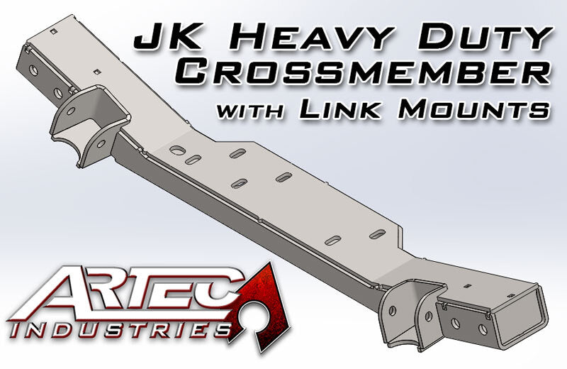 Artec Industries 07-18 Jeep Wrangler JK Hd Crossmember With Link Mounts 2012-2017 Model Year