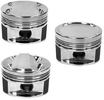 Manley 97-00 Acura Integra Type R (B18C5) 81.5mm +.5mm Oversize Bore 11.5:1 Dish Piston Set with Rin