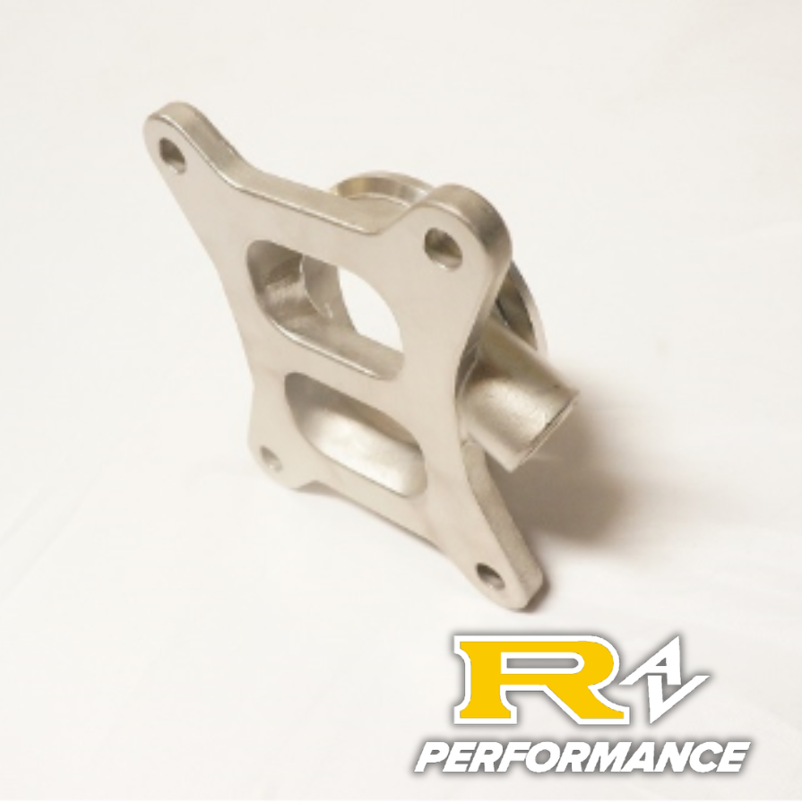 Turbo Manifold Flange Adapter MK7 2.0T TSI, 4 bolt factory manifold to Garrett V-Band G-Series /GTX