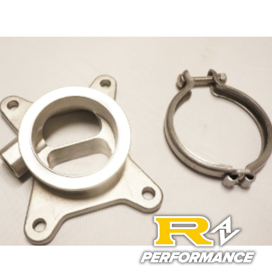 Turbo Manifold Flange Adapter MK7 2.0T TSI, 4 bolt factory manifold to Garrett V-Band G-Series /GTX