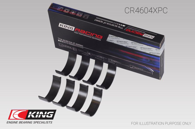 King Engine Bearings Ford 2.3L Duratec Mazda L3-VDT MZR Turbo Connecting Rod Bearing Set