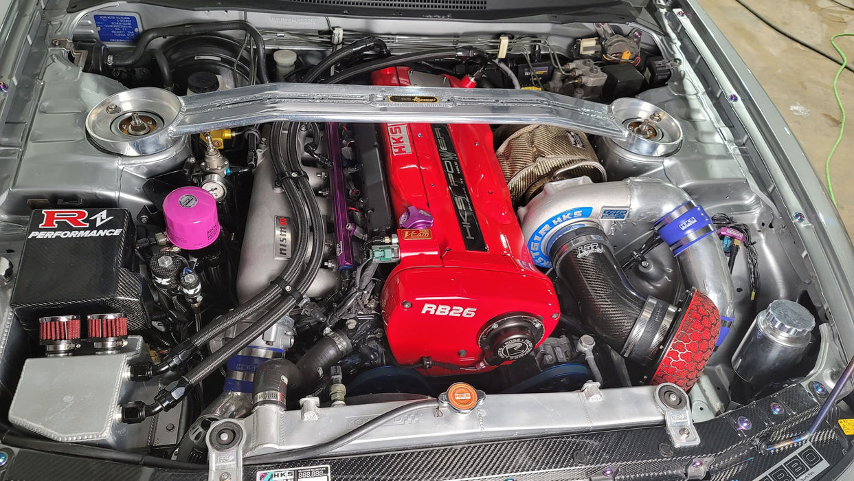 RB26DETT Valve Cover Breather Fitting -12AN Press In Set