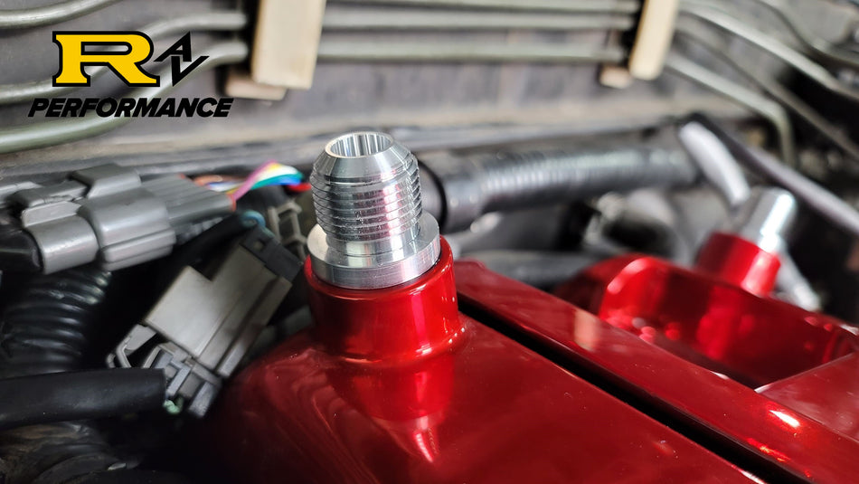 RB26DETT Valve Cover Breather Fitting -10AN Press In Set