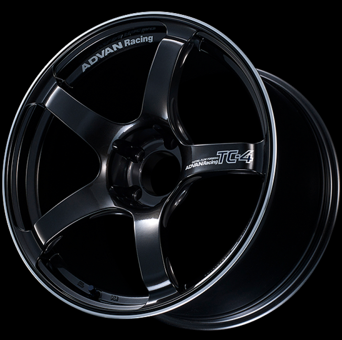 Advan TC4 18x11 +30 5x114.3 Racing Black Gunmetallic and Ring