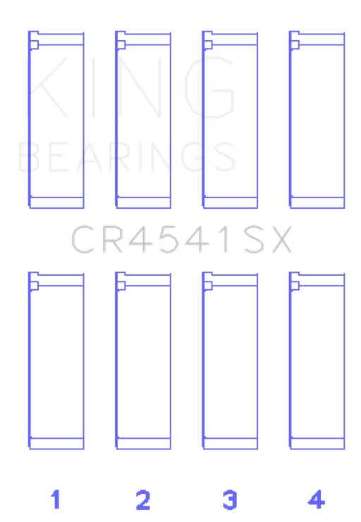 King Bearings Connecting Rod Bearing Set - for Honda F23A/F23Z/K20A3