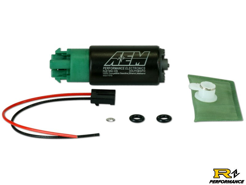 340lph E85-Compatible High Flow In-Tank Fuel Pump Kit (65mm with hooks, Offset Inlet) 50-1215