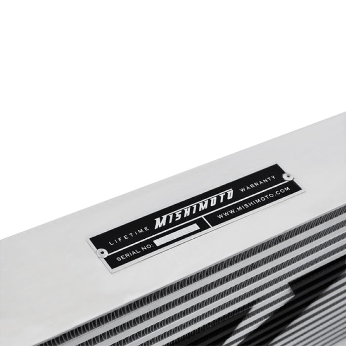 Mishimoto Universal Silver R Line Intercooler Overall Size: 31x12x4 Core Size: 24x12x4 Inlet /Outlet