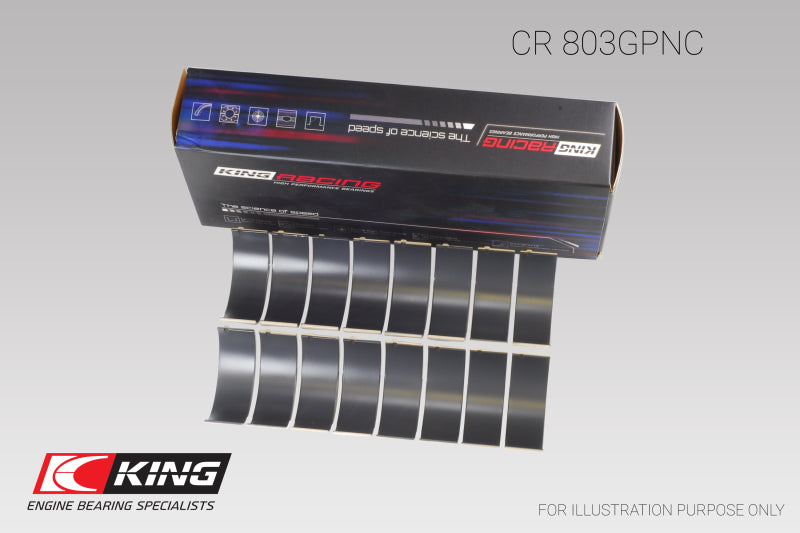 King Engine Bearings Chevrolet SBC 265CI/283CI/327CI (Size Standard) Connecting Rod Bearing Set