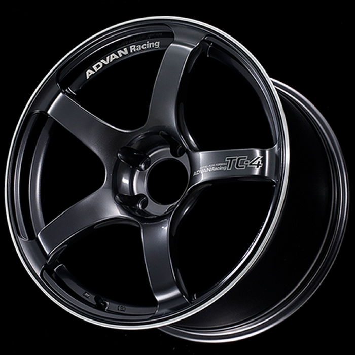 Advan TC4 18x9 +35 5x114.3 Racing Gunmetallic and Ring Wheel