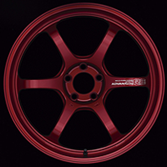 Advan R6 20x9 +48mm 5-112 Racing Candy Red Wheel