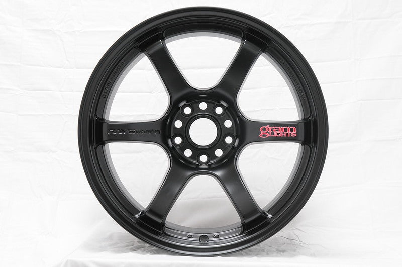 Gram Lights 57DR 19x10.5 +22 5x114.3 Semi Gloss Black Wheel