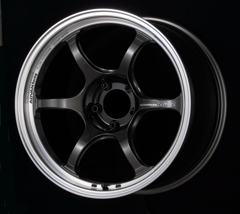 Advan RG-D2 18x8.5 +37 5x114.3 Machining and Black Gunmetallic Wheel
