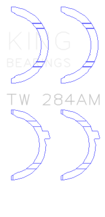 King Engine Bearings Toyota/Lexus 2JZGE/2JZGTE 3.0L Thrust Washer Set