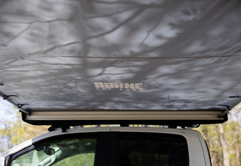 Mishimoto Borne Rooftop Awning 93in L x 118in D Grey