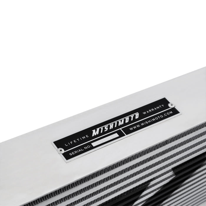 Mishimoto Universal Silver R Line Intercooler Overall Size: 31x12x4 Core Size: 24x12x4 Inlet /Outlet