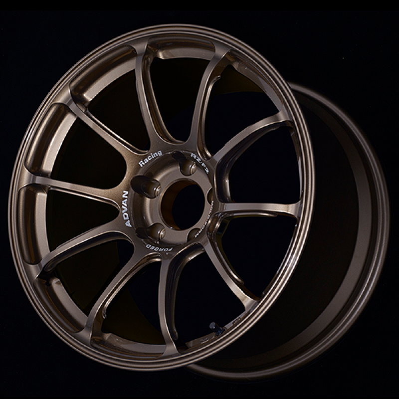 Advan RZ-F2 18x9 +24 5x114.3 Racing Umber Bronze Wheel