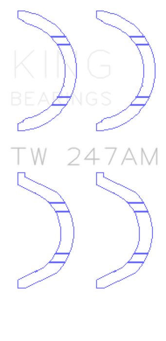 King Engine Bearings Mitsubishi 6G71/6G72/6G72T/6G73 V6/Hyundai G6AV V6 Thrust Washer Set