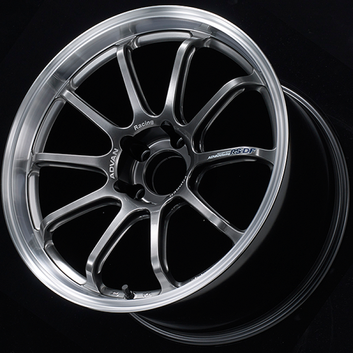 Advan RS-DF Progressive 19x9.5 +45 5-114.3 Machining & Racing Hyper Black Wheel