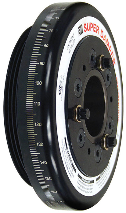 ATI Damper - 7.074in - Alum - Honda D - 4 Grv Rear Aluminum Pulley - 10 Percent Underdrive