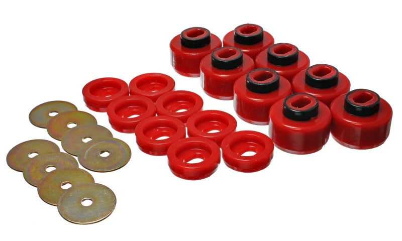 Energy Suspension 67-95 K5 Blazer /  67-70 Denali XL/Suburban/Yukon XL 4WD Red Body (Cab) Mount Set