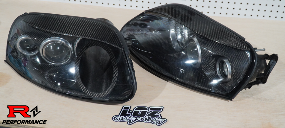 LOZ Customs Toyota Supra A80 MK4 Headlight Duct Modification