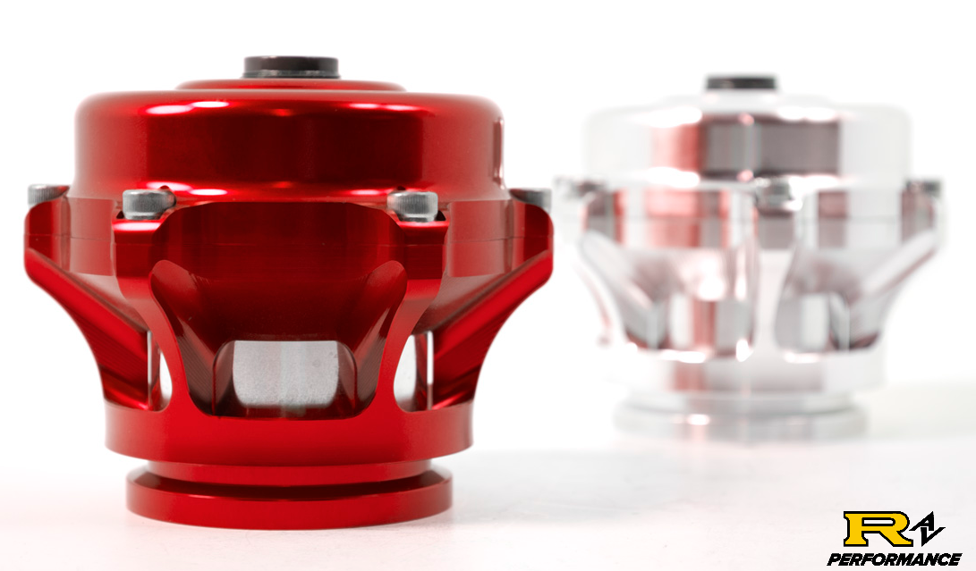 Tial Q BOV 50mm Blow Off Valve with Aluminum Flange, 6psi Spring, and Red Housing  QBOV-Red-6psi-AL
