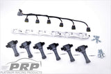 PRP R32 GTR RB26 R35 Complete Coil Bracket Kit With Loom