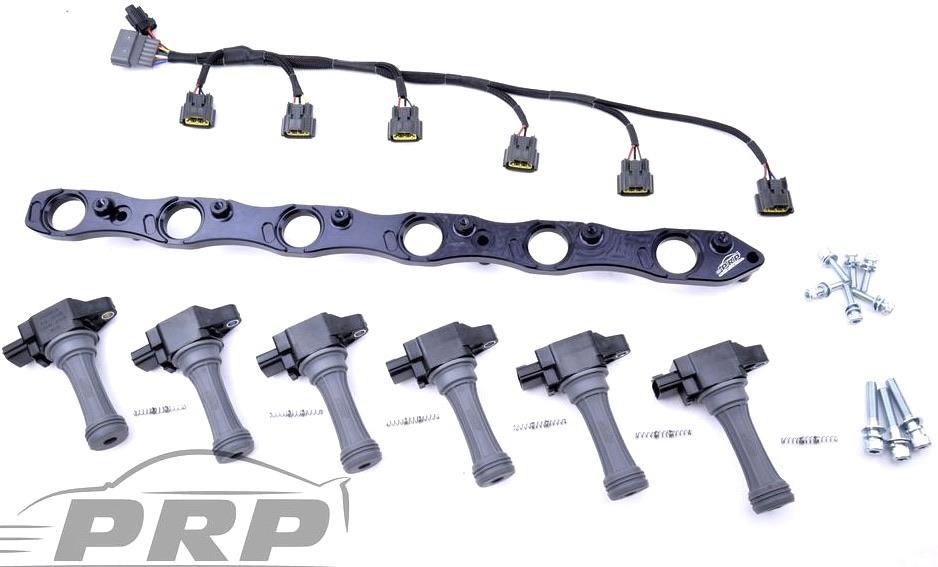 PRP R33 GTR R35 Complete Coil Bracket Kit With Loom
