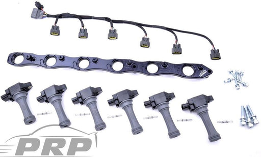 PRP RB25 R35 Complete Coil Bracket Kit With Loom