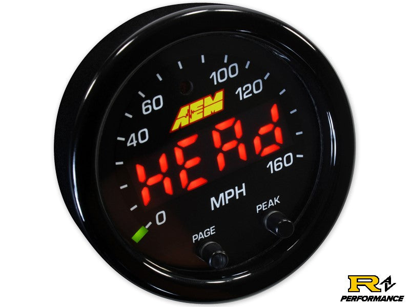 AEM X-Series Universal GPS Speedometer 52mm  30-0313