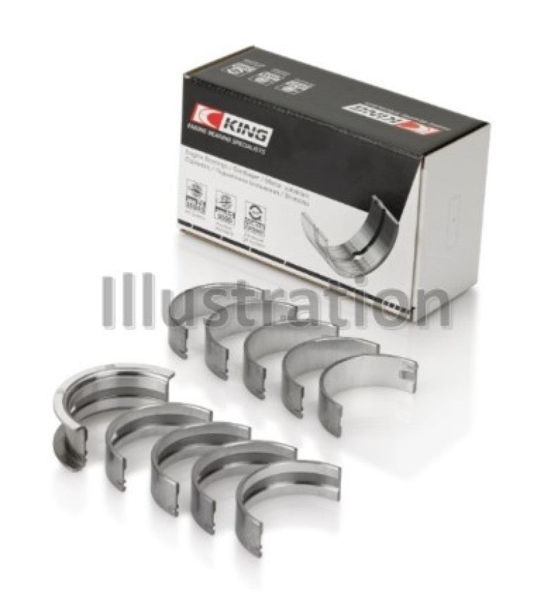 King Engine Bearings GMC 2.4L (146cu) I4 Ecotec Main Bearing Set - (Size 0.5 Oversized)