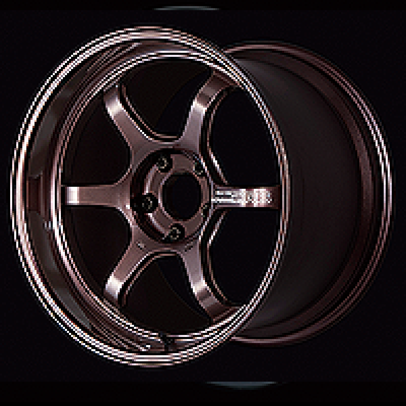 Advan R6 18x9.5 +12 5x114.3 Racing Copper Bronze Wheel