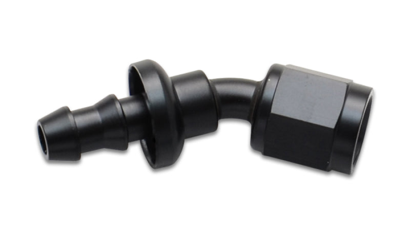 Vibrant Push-On 30 Degree Hose End Elbow Fitting Size -12AN