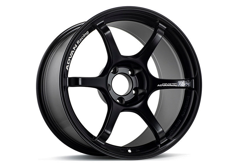 Advan RG-4 18x9 +53 5x120 Semi Gloss Black Wheel