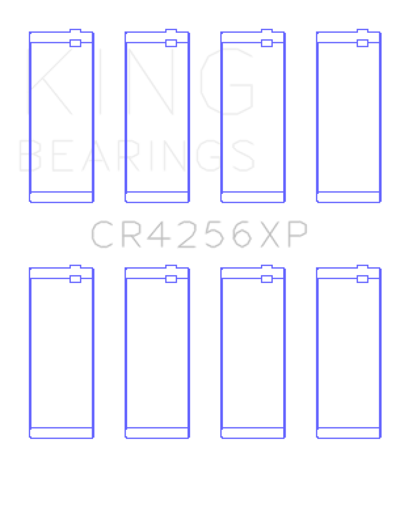 King Engine Bearings 03-05 Dodge Neon SRT4 2.4L Performance Rod Bearing Set - Size STDX