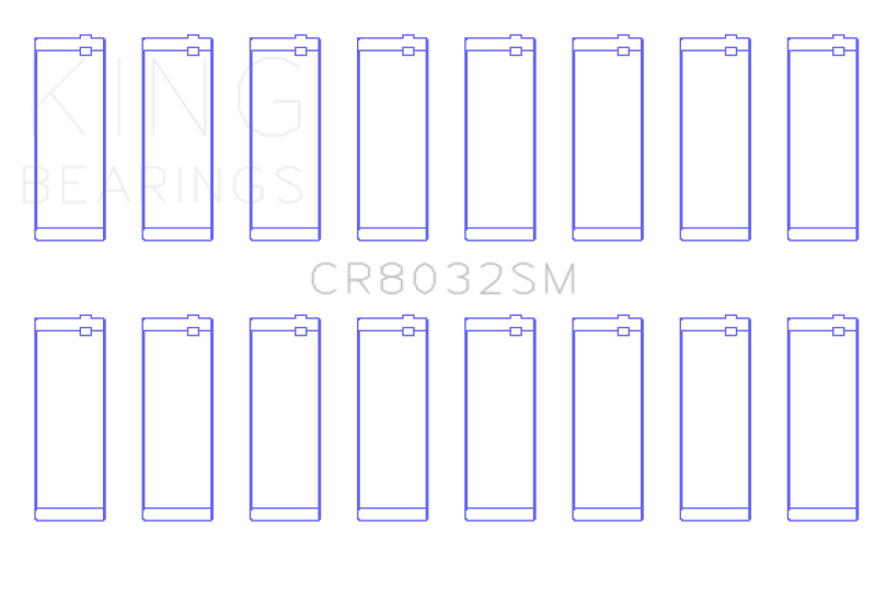 King Engine Bearings Chrysler V8 5.7L/6.1L/6.4L Hemi Rod Bearing Set - Size STD
