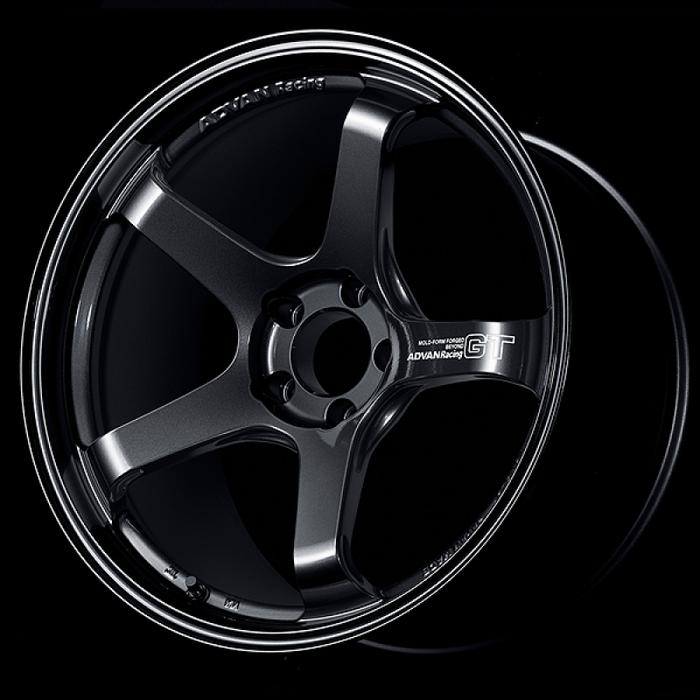 Advan GT Beyond 19x10.0 +35 5x114.3 Racing Titanium Black Wheel