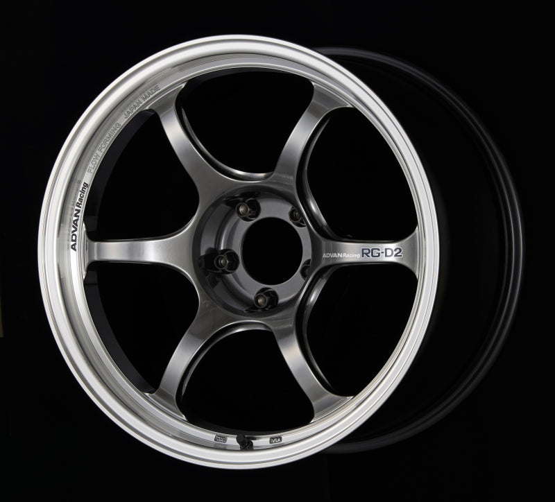 Advan RG-D2 18x9.0 +45 5x100 Machining and Racing Hyper Black Wheel