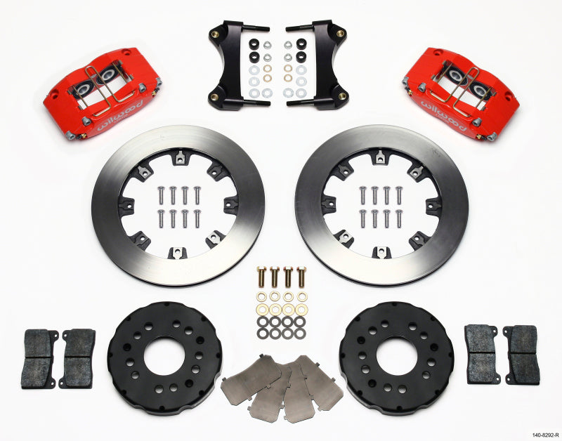 Wilwood Dynapro Radial Front Kit 12.19in Red 95-99 Mitsubishi Eclipse (*Line Kit Needed*)