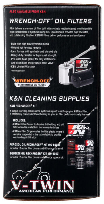 K&N 2017 Harley-Davidson H/D Touring Models AirCharger Performance Intake - Chrome