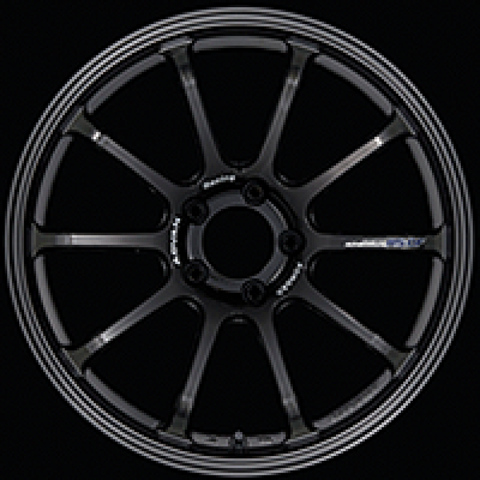 Advan RS-DF Progressive 19x9.5 +45 5-100 Racing Titanium Black Wheel