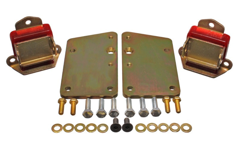 Energy Suspension Ls Conversion Motor Mount Set - Red
